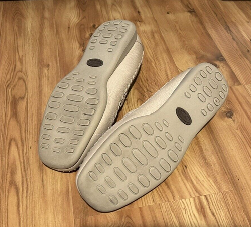 Flache Damenschuhe Pilze 2282 Echtleder Elfenbein Komfort Gr. 7 1/2 M - Bild 12 von 12