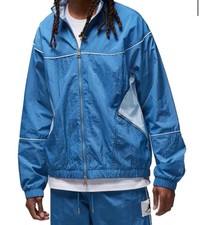 Men s Nike Air Jordan Essentials Flight Track Jacket Repel Blue Size L