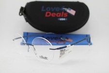 NEW SILHOUETTE 5540 CF 4540 BLUE GUNMETAL AUTHENTIC EYEGLASSES 48-19