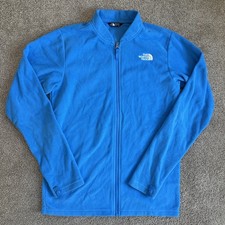The North Face Jacket Boy  s XL Blue Full Zip Camp Youth Outdoors Fleece EUC