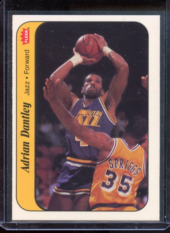 1986-87 Fleer #3 Adrian Dantley Stickers