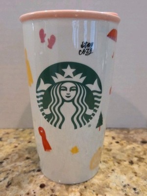 Starbucks Ban.do Bando Ceramic Mug Tumbler Cup 12oz - Stay Cozy Sweater Weather