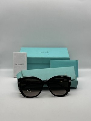 DEFECTIVE Tiffany  Co TF4148 cateye sunglasses with a black acetate fram G3D
