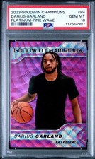 DARIUS GARLAND RARE GEM MINT PINK WAVE 2023 GOODWIN CHAMPIONS NBA CAVS PSA 10