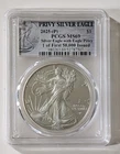 2025 SILVER EAGLE WITH EAGLE PRIVY 1 OZ SILVER COIN PCGS MS69 ONE OF FIRST 50K