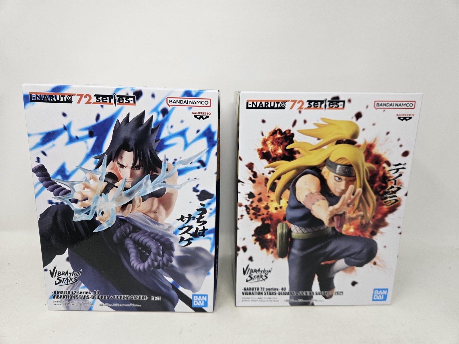 Banpresto Vibration Stars Naruto 72 Series Uchiha Sasuke Deidara 2pc Figure New