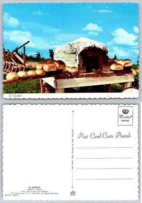 La Gaspésie Quebec Canada Old Bread Oven Farmhouse Rustic Vintage Postcard UNIC