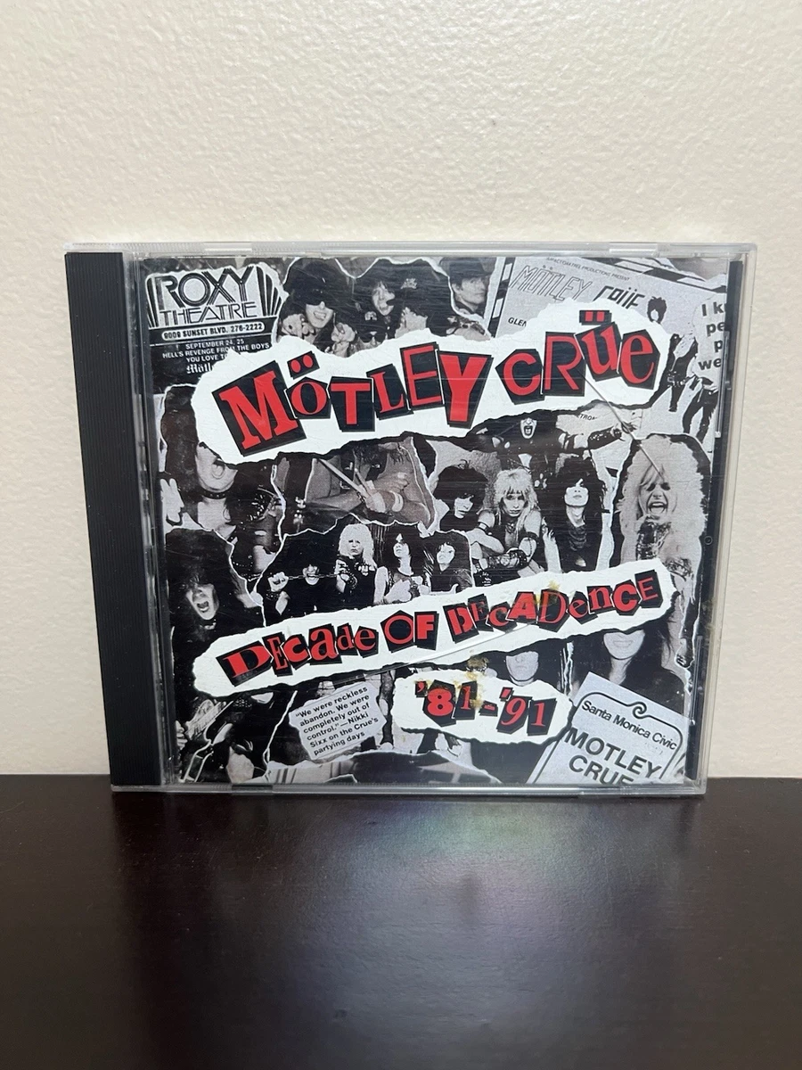 Motley Crue Decade Of Decadence for sale | eBay