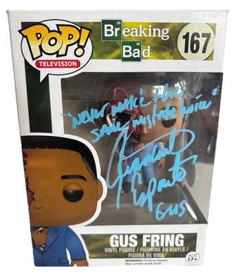 GIANCARLO ESPOSITO signiert & zitiert ''Gus Fring'' Breaking Bad TV Funko Pop! #167