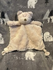 Beige Crumble Bear Baby Comforter Once Upon A Time Mamas & Papas Blankie VGC 
