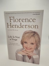 Florence Henderson & Joel Brokaw - Life Is Not a Stage (Hardcover, Memoir)