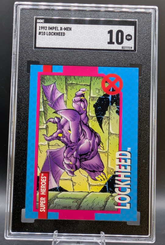 1992 Impel Marvel X-Men Super Heroes #10 Lockheed - SGC 10 GEM MINT