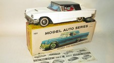 1959 Ford Thunderbird Coupe 8" Long by Bandai of Japan