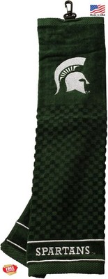 Team Golf NCAA Michigan State Spartans Embroidered Golf Towel Cotton