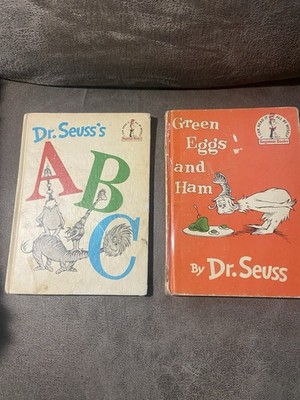 Dr. Seuss Green Eggs & Ham 1960 ABC 1963 Book Club Edition VTG Hardcover Books
