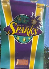 LA Sparks Vertical Flag. New, In Packaging. 27”x37”