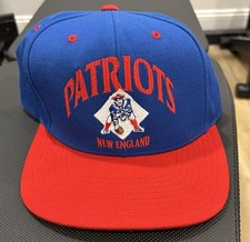 New England Patriots Mitchell  Ness Vintage NFL Snapback Cap Wool Blend