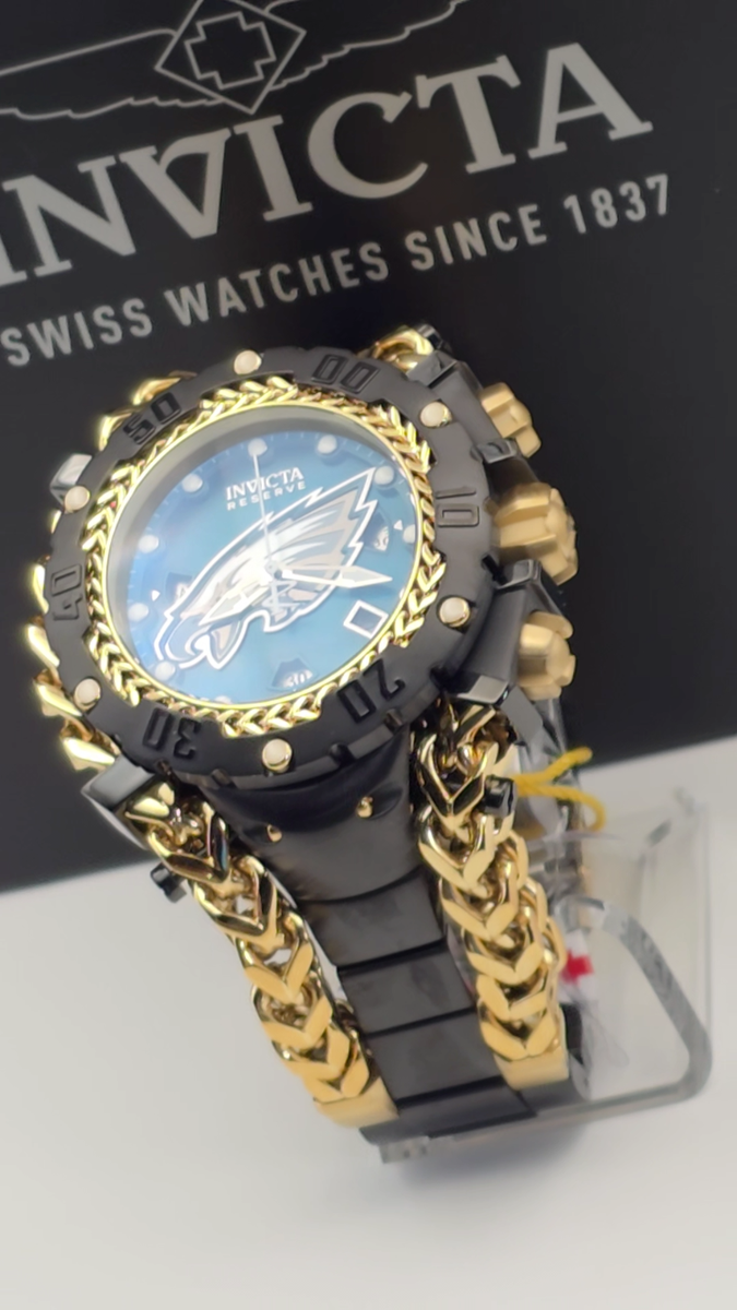 Invicta Reserve Gladiator 58mm Swiss Movement NFL Philadelphia