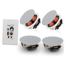 6.5'' Bluetooth in Wall in Ceiling Speakers 600W 2-Way Flush Mount 6.5inch