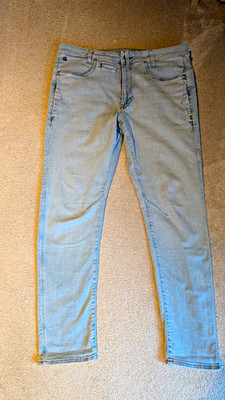 G-Star RAW D-Staq 3D Super Slim Jeans blau Stretch helle Waschung W34 L32