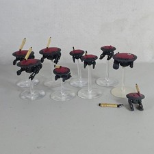 6 Tau Empire Marker Drones Painted Miniatures  Parts  Pieces Warhammer 40K