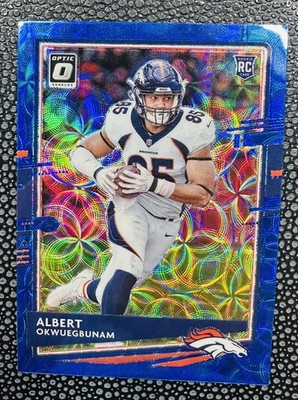 2020 DONRUSS OPTIC BLUE SCOPE ALBERT OKWUEGBUNAM RC DENVER BRONCOS #274