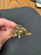 Vtg Rare 1991 Barry Kieselstein Cord Toad Frog 701 Sterling Silver Belt Buckle