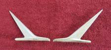 Pair 1961 Ford Falcon Fender Emblem Badges C1db-16228-b C1db-16229-b Gold Fomoco Pair 1961 Ford Falcon Fender Emblem Badges C1db-16228-b C1db-16229-b Gold Fomoco