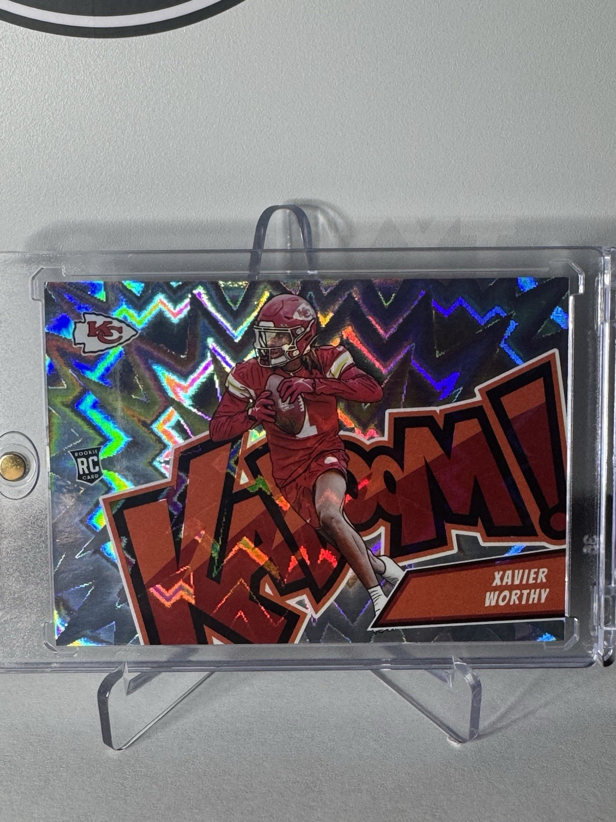 2024 Panini Absolute - Kaboom! Horizontal Xavier Worthy #12 (RC)