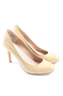LANDS  END High Heels Damen Pumps Gr. DE 37 creme Casual-Look