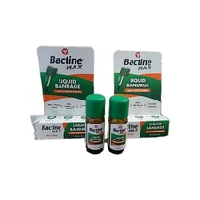 2 Bactine Max Liquid Bandage 0.3oz (0.6OZ TOTAL)  Exp 11/2026