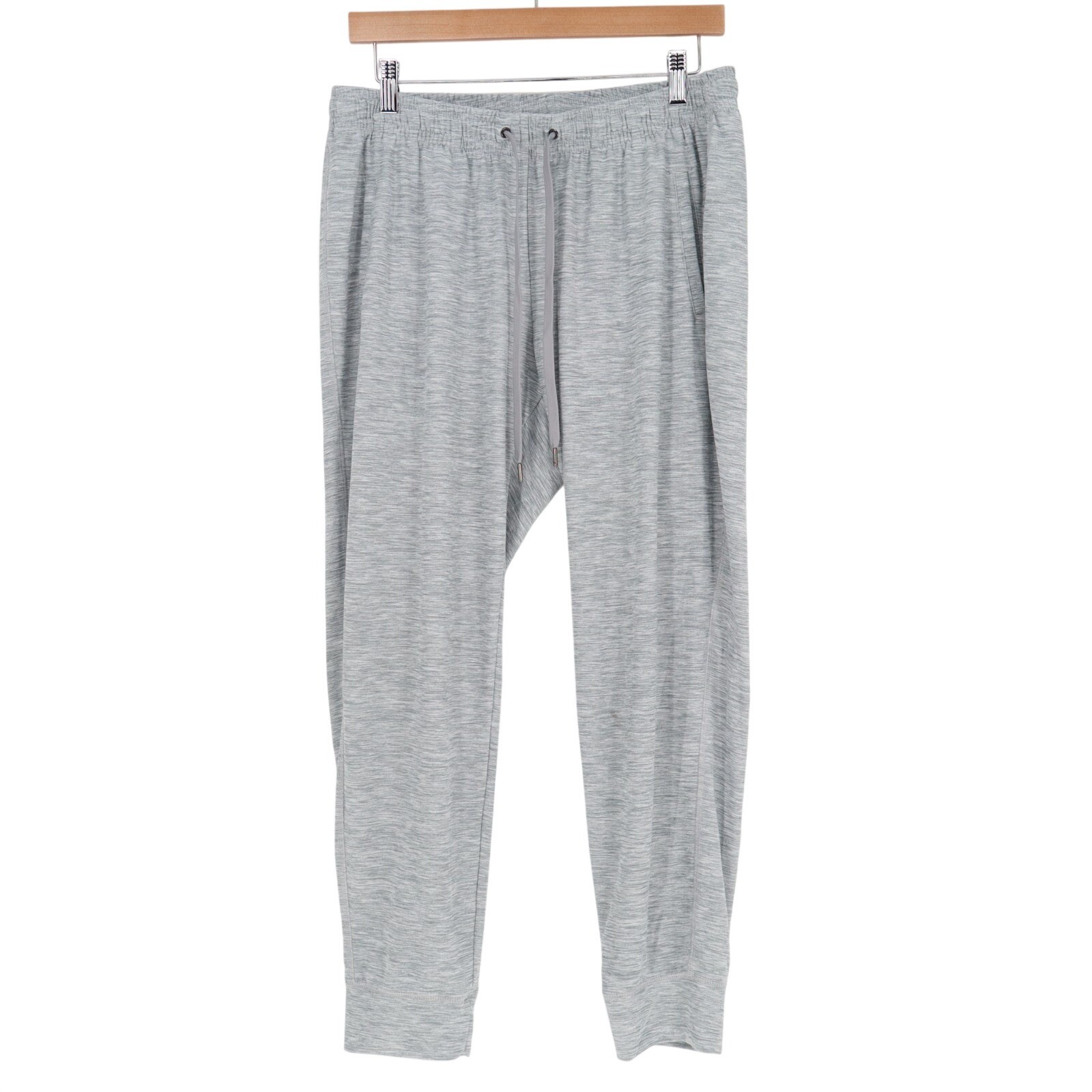 Old Navy Active Breathe On Pants Womens Large Heather Gray Stretch Space Dye