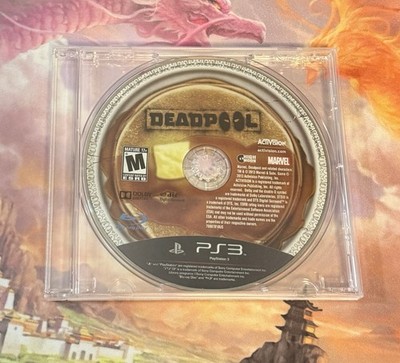 Deadpool PS3 (PlayStation 3, 2013) Disc Only Works Resurfaced - Very Good Shape