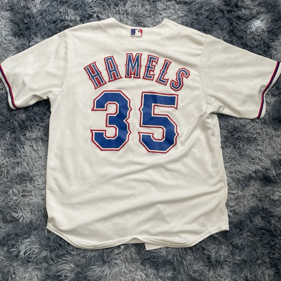 Camiseta majestuosa de los Texas MLB Hamels talla L Foto 2 de 3