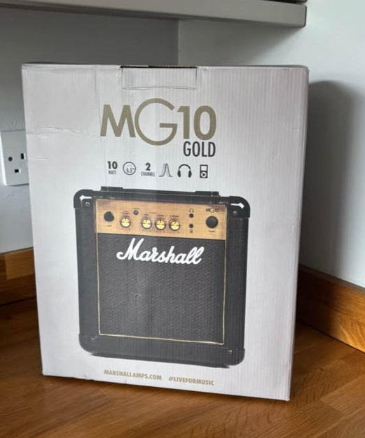 Marshall MG10G Amplifier 10W 230V 50Hz Guitar Amplifier 6.5" Speaker NEW