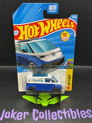 Hot Wheels 2026 Blue White VW ID. Buzz Bomb 86/250 HW Euro 4/10 J Case