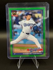 2026 Topps Series 1 Yoshinobu Yamamoto Green Los Angeles Dodgers /99