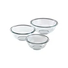 Pyrex Glass Mixing Bowl Set (3-Piece)! Free 1-4 Day SHIPPING!