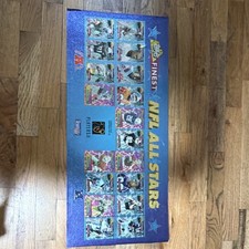 Topps Finest 1995 NFL All Stars Uncut Sheet 18 Cards Barry Sanders Rice