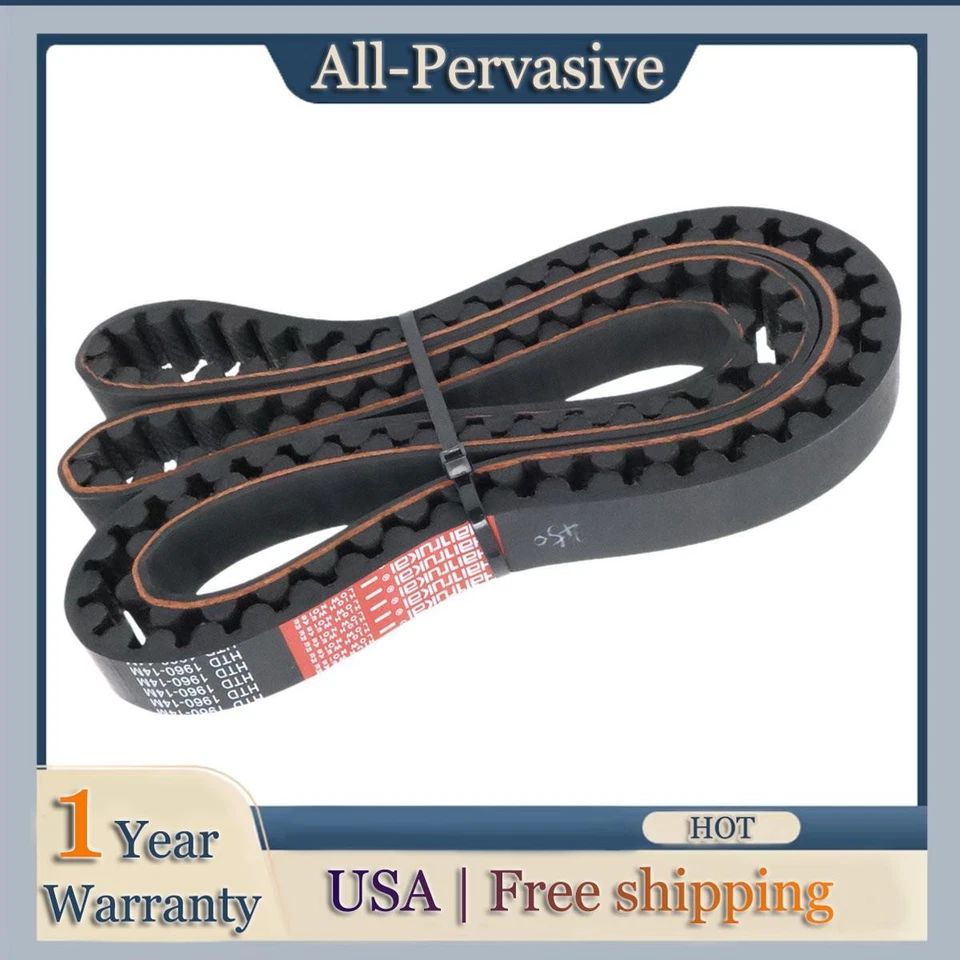 For 2009-2017 Harley Road King EFI FLHR Rear Drive Belt 140 Tooth 24mm - Image 3 of 4