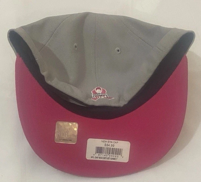 Boné Snapback New York Jets New Era Crucial Catch Rosa/Cinza 9FIFTY NYJ - Imagem 2 de 3