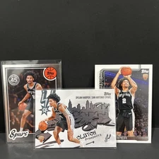 2025-26 Topps Basketball Dylan Harper RC Lot of 3 Rookie Cards Spurs NBA