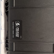 Pelican 1400 Hard Case Black Foam Water Resistant Padded for Camera Lens Flash