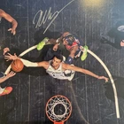 Victor Wembanyama San Antonio Spurs Autographed 16x20 Rebound vs Wizards Photo