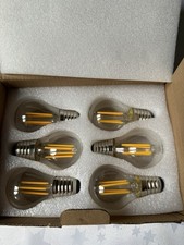 Leadleds G45 E27 LED 4W Filament Light Bulb Pack Of 6
