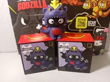 2026 McDonald's Happy Meal Toy Hello Kitty X Godzilla Set Of 2 8 8 NIB