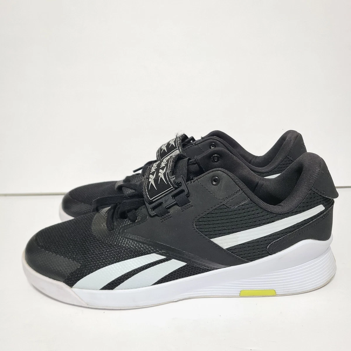Reebok Lifter PR 2 Black White Chartreuse for Sale  display picture 2