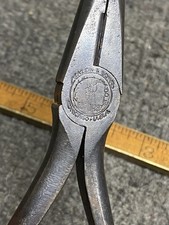 Antique M. Klein 6-1/2  Needle Nose Pliers Bl...
