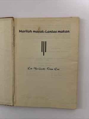 MARILAH MASAK-LANTAS MAKAN (LET US COOK-THEN EAT), Indonesia Cooking Batik Cover
