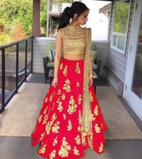 Indian Lehenga Choli Designer Wedding Pakistani Bollywood Party Wear Lengha